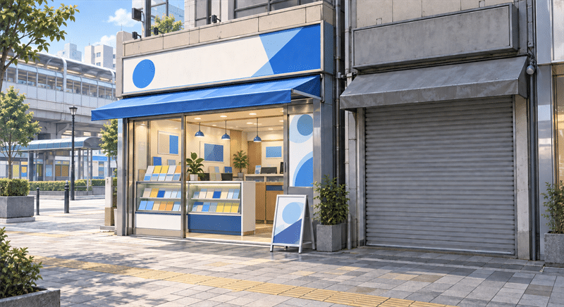 宇都宮駅前の金券ショップは統合と休業で様変わりしている